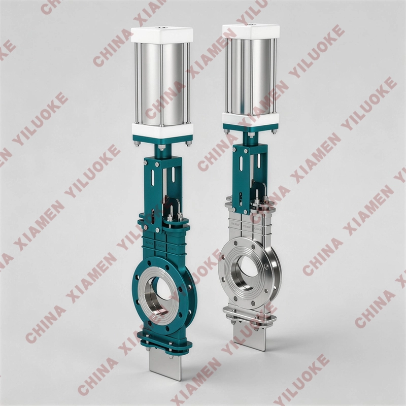 Pneumatic Knife Gate Valve Stainless Steel Pneumatic Knife Gate Valve